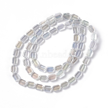 Chapelets de perles en verre galvanoplastique(EGLA-L042-AB01)-2