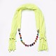 простой дизайн женщин бисером ткани шарф ожерелья(NJEW-K111-02B)-1