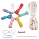 поделки радуга вязание крючком гобелен комплект(DIY-WH0301-26)-1