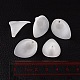 Frosted Acrylic Calla Lily Flower Beads for Chunky Necklace Jewelry(X-PAF011Y-1)-4