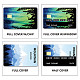 Kit d'autocollants de carte étanche en plastique pvc rectangle(DIY-WH0539-001)-4