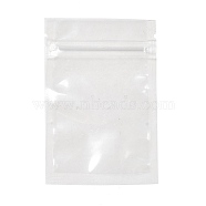 Food grade Transparent PET Plastic Zip Lock Bags, Resealable Bags, Rectangle, Clear, 12x8x0.016cm, Unilateral Thickness: 3.1 Mil(0.08mm)(OPP-I004-01A)