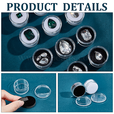 20Pcs 2 Colors Plastic Nail Decorate Storages(MRMJ-CA0001-34)-5