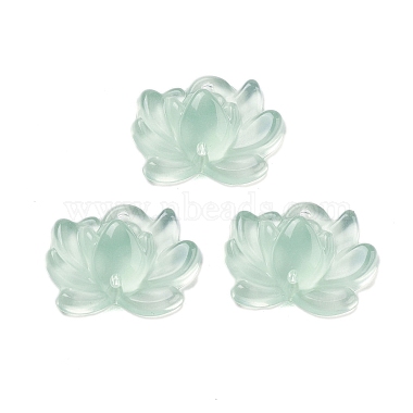 Honeydew Flower Acrylic Beads