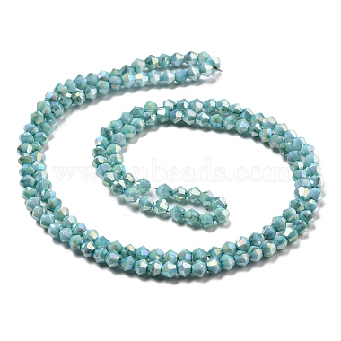 Opaque Baking Painted Glass Beads Strands(DGLA-F002-01A)-3