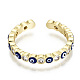 Brass Micro Pave Clear Cubic Zirconia Cuff Rings(RJEW-T016-07G-NF)-4