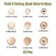54Pcs 9 Styles Alloy Shank Buttons(BUTT-GF0001-17)-2