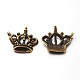 Tibetan Style Metal Alloy Crown Pendants(X-K083P071)-1