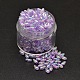 AB Color Plated Rice Electroplated Eco-Friendly Transparent Acrylic Beads(X-PACR-I002-20)-1