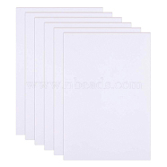 EVA Sheet Foam Paper, with Adhesive Back, Rectangle, White, 30x21x0.1cm(AJEW-BC0005-62A-A)
