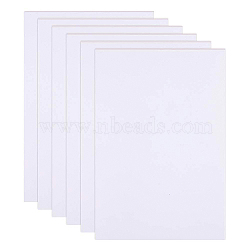 EVA Sheet Foam Paper, with Adhesive Back, Rectangle, White, 30x21x0.1cm(AJEW-BC0005-62A-A)