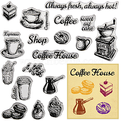 Clear Silicone Stamps, for DIY Scrapbooking, Photo Album Decorative, Cards Making, Drink, 160x110x2.5mm(DIY-WH0430-338B)