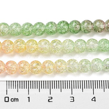 Spray Painted Crackle Glass Beads Strands(DGLA-C002-6mm-06)-5