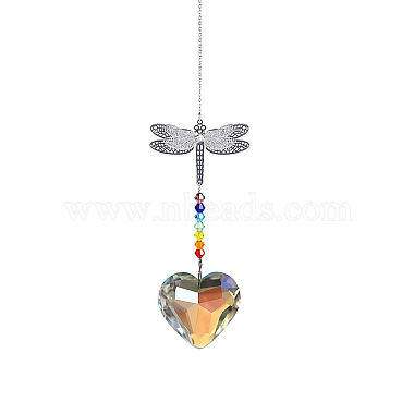 Heart Glass Suncatchers