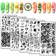 Stainless Steel DIY Nail Art Templates(MRMJ-WH0098-013)-1