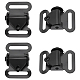 Iron Adjuster Buckles for Webbing Bag Strap(DIY-WH0504-10)-1