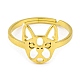 201 Stainless Steel Adjustable Ring for Women(RJEW-D082-01A)-2