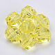 Perles en acrylique transparente(TACR-Q256-8mm-V21)-1