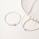 Glass Beaded Stretch Bracelets & Beaded Necklaces(SS0956-2)-2