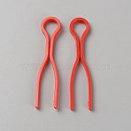 Plastic Bobbin Thread Holders, Thread Buddies Clips, Sewing Machine Accessories, for Thread Spool Organizing, Red, 68x19x3mm(TOOL-WH0159-29E)