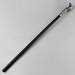 Snake Head Plastic Magic Wands, Halloween Cosplay Party Decorations, Antique Silver, 815x75.5x55mm(AJEW-WH0696-344B)