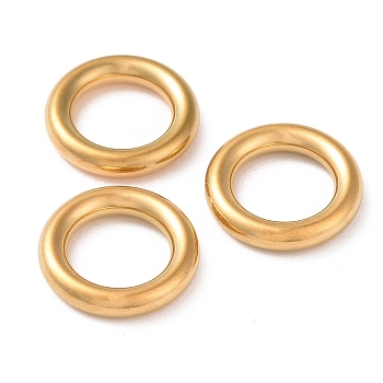 304 Stainless Steel Linking Rings, Round Ring, Golden, 12x3mm, Inner Diameter: 6mm