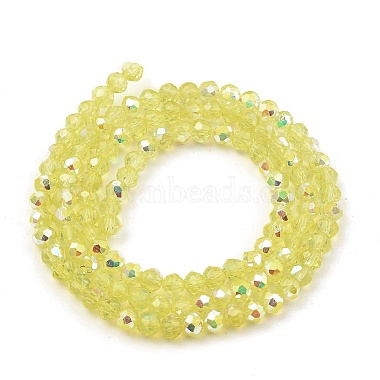 Baking Painted Transparent Glass Beads Strands(DGLA-A034-J4mm-B05)-2