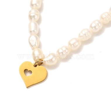 Набор ожерелий с подвесками в форме сердца для девушек и женщин(NJEW-JN03682)-5