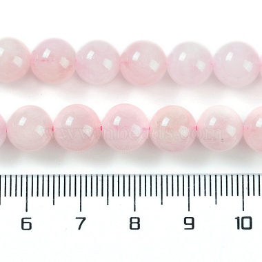 perles naturelles morganite brins(G-F602-12-8mm-01)-3