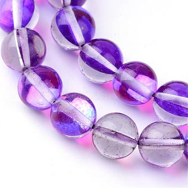 Chapelets de perles en pierre de lune synthétique(G-R375-12mm-B)-2