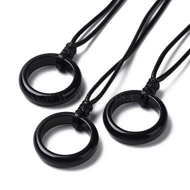 Ring Obsidian Necklaces