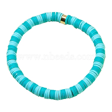 Aquamarine Polymer Clay Bracelets