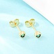 Brass Micro Pave Cubic Zirconia Stud Earrings(EJEW-F405-22A-G)-3