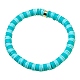 Polymer Clay Heishi Surfer Stretch Bracelet with 304 Stainless Steel Beaded(BJEW-SW00107-02)-1