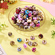 100Pcs Flocking Rondelle Beads(FIND-TA0006-80)-5