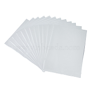 A4 Stamping Hot Foil Paper, Transfer Foil Paper, Elegance Laser Printer Craft Paper, Rectangle, Silver, 292x210x0.01mm, 50 sheets/bag(DIY-WH0308-502B)