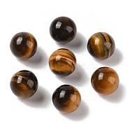 Natural Tiger Eye No Hole Sphere Beads, Round, 10mm(G-K353-04A-04)