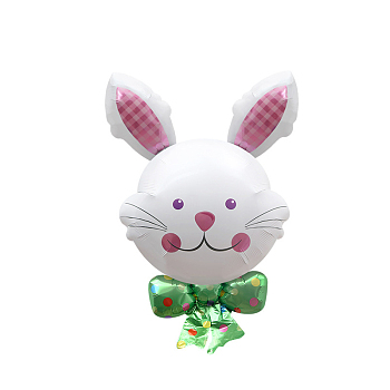 Animal Theme Aluminum Balloon, for Party Festival Home Decorations, Rabbit Pattern, 960x670mm