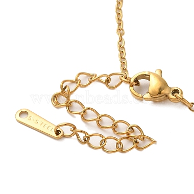 Collares colgantes de constelaciones de acero inoxidable dorado 202(NJEW-K380-02G-09)-3