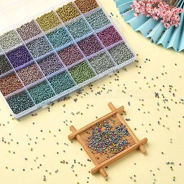 312G 24 Color 12/0 Baking Paint Glass Seed Beads(SEED-YW0002-24)-5