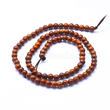 Natural Rosewood Beads Strands(X-WOOD-P011-06-8mm)-4