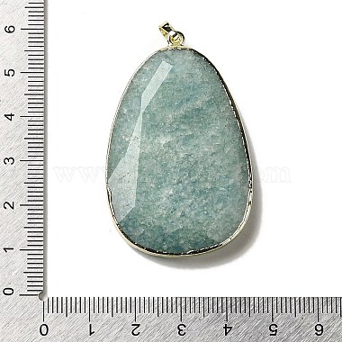 Natural Amazonite Pendants(G-A099-01G-07)-3