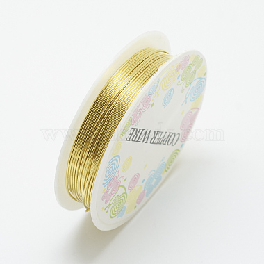 Round Copper Jewelry Wire(CW0.4mm018)-3