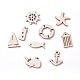 Sailing Theme Wooden Cabochons/Pendants(WOOD-I003-05)-1