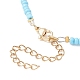5Pcs 5 Style Glass & Plastic Word Beaded Necklaces Set(NJEW-JN04316)-4