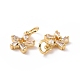 Star Brass Micro Pave Clear Cubic Zirconia Charms(KK-G435-43G)-3