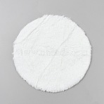 Polyester Display Decorations, Flat Round Mini Blanket, Dollhouse Micro Landscape Decoration Accessories, White, 180x0.5mm(DJEW-WH20002-18A)