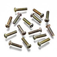 M2.5 Iron Round Head Phillips Screws, Rainbow Color, 10x2.5mm, about 2700pcs/1000g(TOOL-R120-02-2.5x10mm)