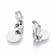 304 Stainless Steel Clip-on Earring Findings(STAS-N092-168P)-1