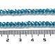 Chapelets de perles en verre galvanoplastique(X-EGLA-R048-3mm-17)-3
